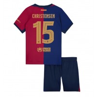 Barcelona Andreas Christensen #15 Replica Home Minikit 2024-25 Short Sleeve (+ pants)